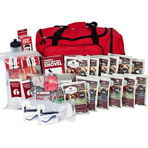 Guardian Wise Deluxe Survival Kit-Stove Shovel Food Water Shelter First Aid FSDK