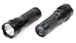 NEW ZeroHour XD Tactical Flashlight USB Battery Backup 1,000 Lumen CREE XM-L2