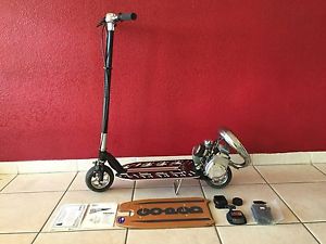 Original Very Fast  California Custom  Black Go Ped Super X Ped Gas Scooter
