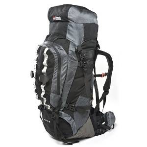 Chinook Vector 75 Black Multiday Expedition Pack Large Capacity Top Loading M...