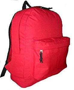 DDI - Classic Backpack 18"x13"x6", Red. (Cases of 30 items)