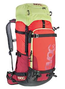 Evoc Patrol Team 40L + 5L jaune/rouge sac a dos randonnée