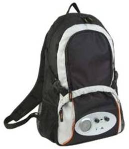 DDI 1473936 Frontier Backpack with Radio-Black-Gray