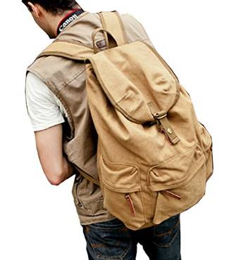 Canvas Dslr Camera Case Rucksack Bag for Camera