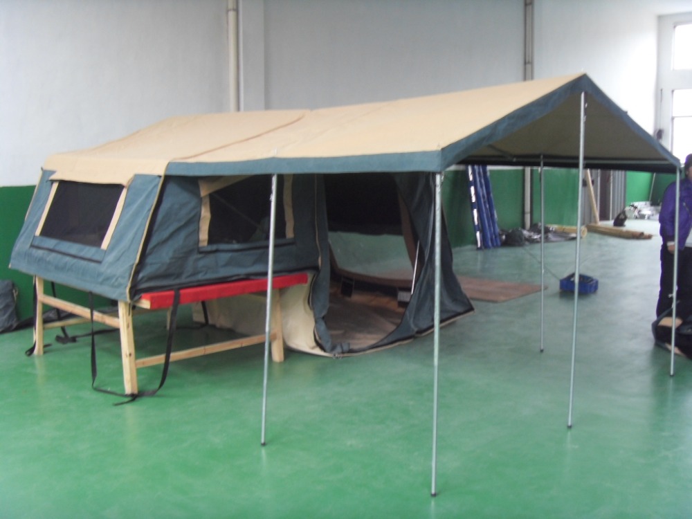 2015 popular folding tent for trailer