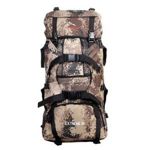Mountaineering Bags of 90 L Professional Mountaineering Baohu Camping Hiking Backpack Camouflage Backpack Yellow