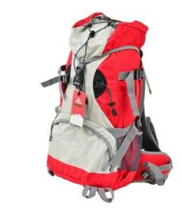 35 L Camping Bag Waterproof and Anti-scrape Wear-resisting Outdoor Climbing Package Leisure Camping Backpack Red