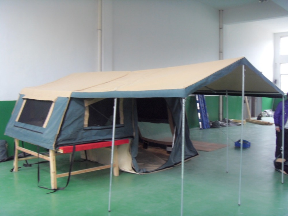 hot camping teepee tent with bed