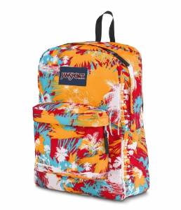 Janport Superbreak Backpack High Risk Orange Shore