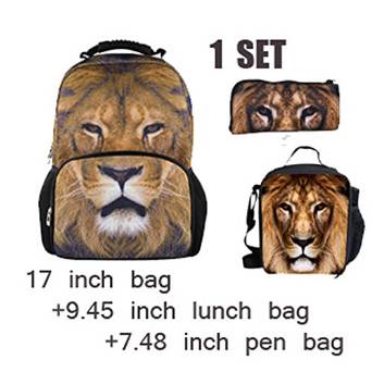 Men's&nbsp;Animal Lion Thermal Pencil Bags