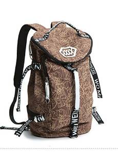 Outdoor Multifunction Hiking Camping Mountaineering Bag Shoulder Bag Retro Fashion Graffiti Print