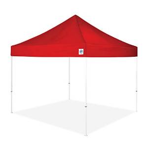 E-Z UP Vantage Instant Shelter Canopy, 10 by 10', Red