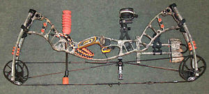 Hoyt Nitrum 30 Compound Bow & QAD Rest, Quiver, Stabilizer, Sight