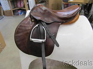Stubben Siegfried CS Close Contact Saddle 17" 31cm Tree Fittings Included Used