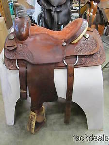 Courts Dee Pickett Roper Roping Saddle 15" Lightly Used NICE