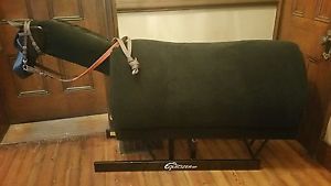 Equicizer Classic Black Mechanical Race Horse - Jockey Riding Training EUC