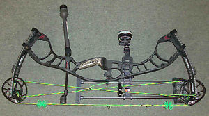 Hoyt Faktor 30 Compound Bow & Spott Hogg Sight, Rest, Quiver, Stabilizer