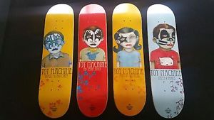 Rare Vintage Prototype Skateboard Deck Toy Machine Kiss Series Rock Kids 4p