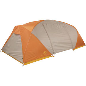 Big Agnes Wyoming Trail 4 Tent: 4-Person 3-Season Orange Fog One Size