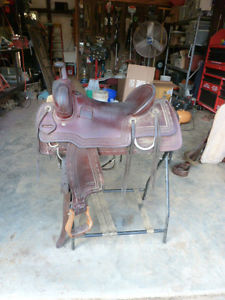 JEFF SMITH 17" RANCH CUTTER SADDDLE