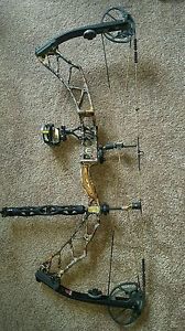 Elite Impulse 34 real tree with black 50-60lb limbs loaded