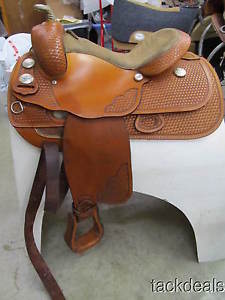 Tex Tan Imperial Balanced Ride Reiner Reining Saddle 15 1/2" Lightly Used