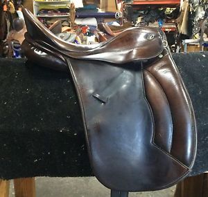 17" Kieffer Bavaria AJ English Dressage Saddle MADE IN GERMANY