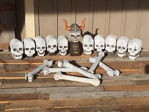 Kubb Custom Hand Made One Of A Kind Viking Lawn Game Skull And Bones