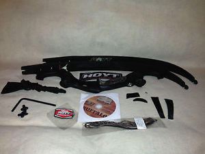 Hoyt Fred Eichler Buffalo Recurve Bow  Right Hand 60" 65lbs Black Out& Case