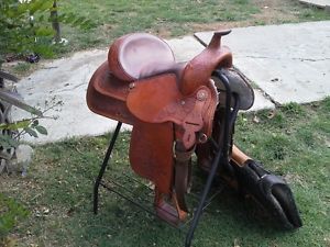 Circle Y Western Pleasure Equitation Show 15 inches Saddle