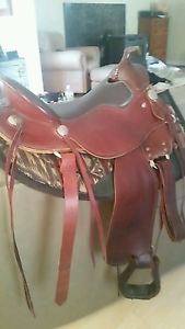 R.W. Bowman Gaited Horse Saddle Model 9757