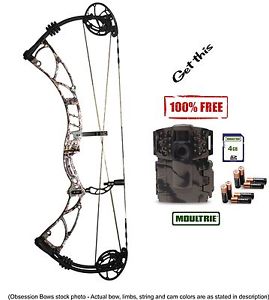 New 2016 Obsession K 34 Realtree Max-1  65 lbs - 29" Draw - RH