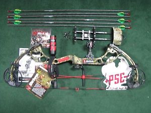 NEW 2016 PSE DRIVE R BOW PACKAGE, COUNTRY CAMO RH, RIGHT, 60-70LB, 25"-30.5" DL