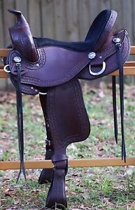 Dixieland Custom Western Gaited Trail Saddle 16.5 Excellent Condition