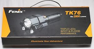 Fenix TK76 2800 Lumen Flashlight -Cree XM-L2-U2x 2/Uses 18650*4/CR123a*8