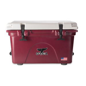 Brand New ORCA 26qt Cooler Miss State/Texas A&M Colors PERFECT FOR TAILGATING