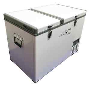 Evakool 89L Glacier Dual Zone 12v 24v 240v Portable Camping Fridge AND Freezer
