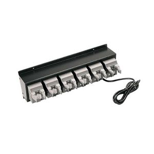 Streamlight Strion Flashlight charger bank (6 units), 12V DC Direct Wire, 74401.