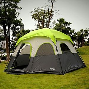 Forfar 5 Persons 3 Seasons 2 Rooms Waterproof Outdoor Camping Tent