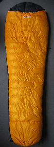 RAB Summit 500 Down Sleeping bag 750/850 goose down 17.5oz pertex endurance 15F