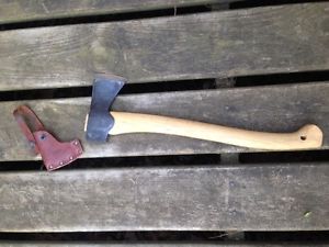 Vintage Gransfors Bruk Small Forest Axe and Sheath