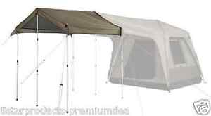 NEW BLACK WOLF TURBO 300 EXTENDA AWNING CANVAS OUTDOOR CAMPING TOURING SHELTER