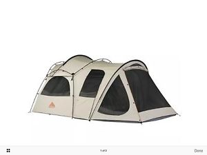 Kelty Frontier 10x10-Foot Canvas Tent, 6-Person