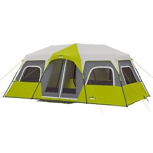 Big 12 Person Tent Instant Cabin Family Camping Tent 2 Room Outdoor Canopy Sleep