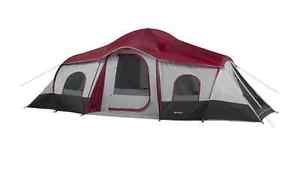 Ozark Trail Deluxe Tent Camping 10 Person Easy Set Up 3 Room Family Cabin NEW