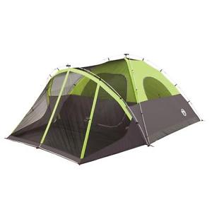 Coleman Steel Creek Fast Pitch Screened 6 Person Dome Tent - Window Awnings