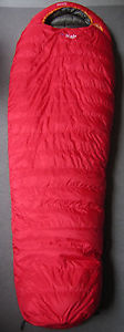 RAB Quantum Endurance 800 Down Sleeping bag 850 goose down 28oz fill  0F  6' 0"