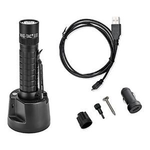 Maglite MAG-TAC LED Rechargeable Plain Bezel 533 lumens - USB charging base