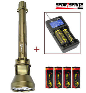 TrustFire AK-90 13000LM CREE XML-T6 LED Flashlight+26650 Battery W/Charger