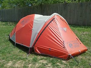 Mountain Hardwear Trango 2 Tent Orange Mt Everest Tent no leaks